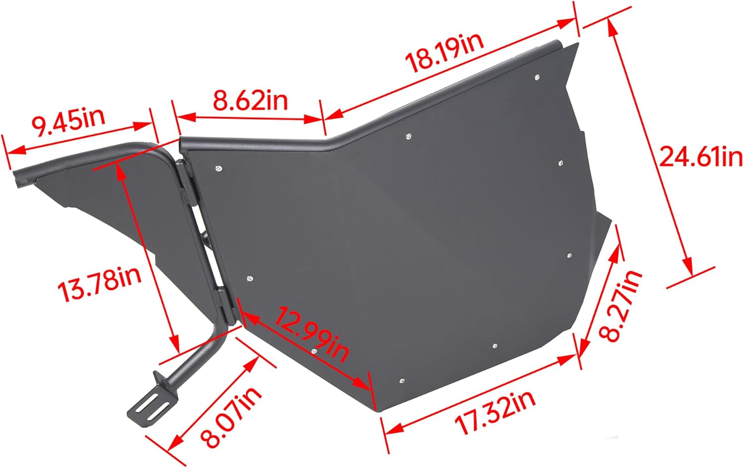 ECOTRIC UTV Suicide Doors Dual Stage Automotive Style Slam Latch Compatible with 2011-2020 Commander 800/800R/1000/1000R 2013-2018 Maverick 1000/1000R Set of 2