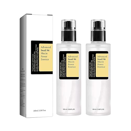 2 unidades de mucina de caracol 96% Esencia reparadora de energía, suero de mucina de caracol, esencia reparadora de energía, suero hidratante para