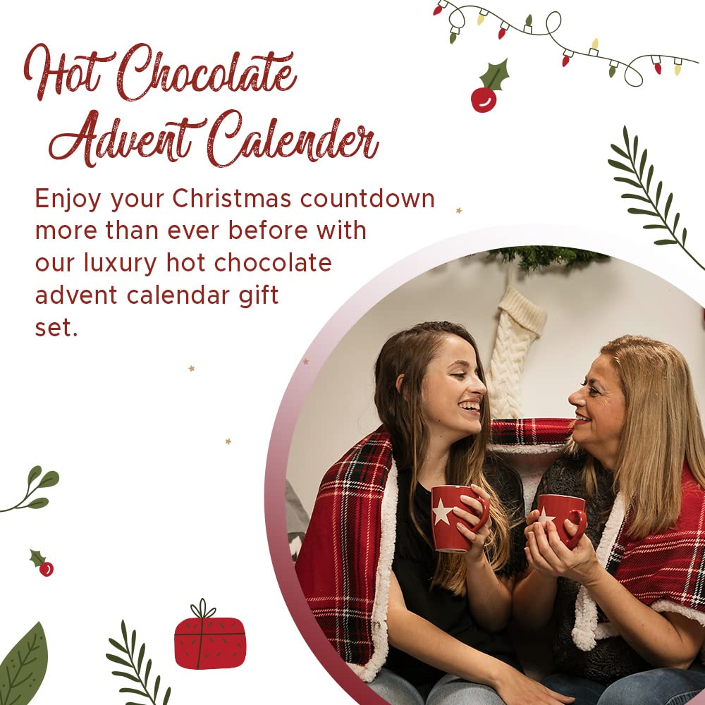 Hot Chocolate Advent Calendar 2021 Gourmet Luxury 24 Hot Chocolate