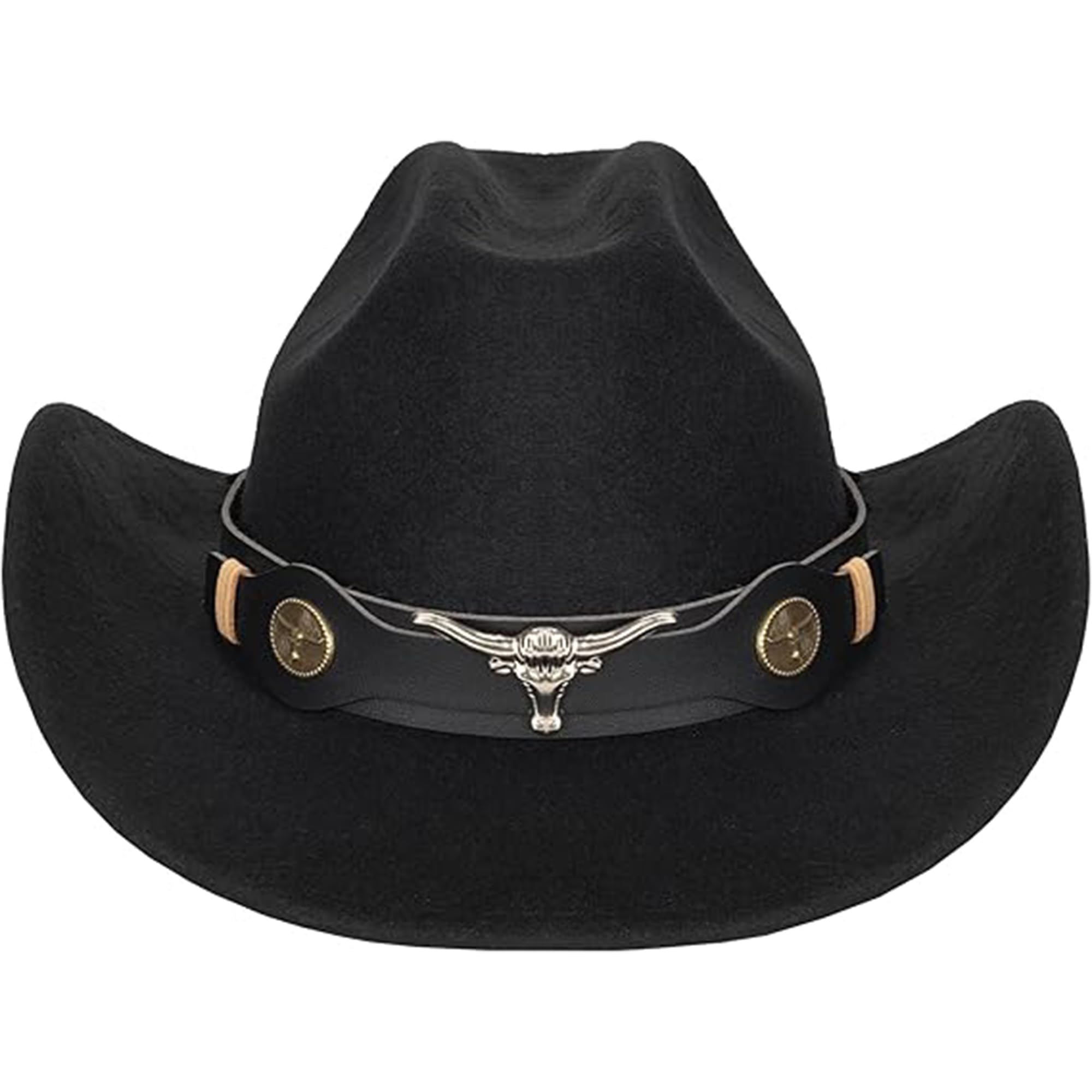 Cappello da cowgirl western da donna con strass scintillanti, cappello da cowboy in feltro, cappello da rodeo per discoteca, taglia M/L