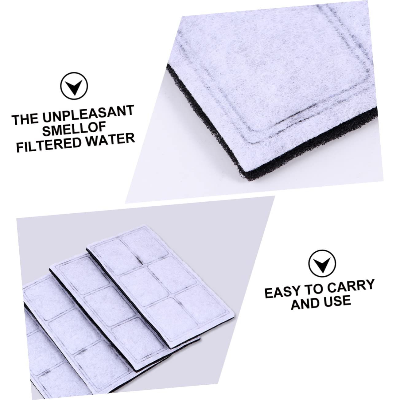 FRCOLOR 12 Piezas Elemento De Filtro Dispensador De Agua Pet Filtros De Fuentes De Agua para Gatos Mascota Y Filtro Fuente De Gato Cachorro Reemplazar Algodón De Carbón Activado