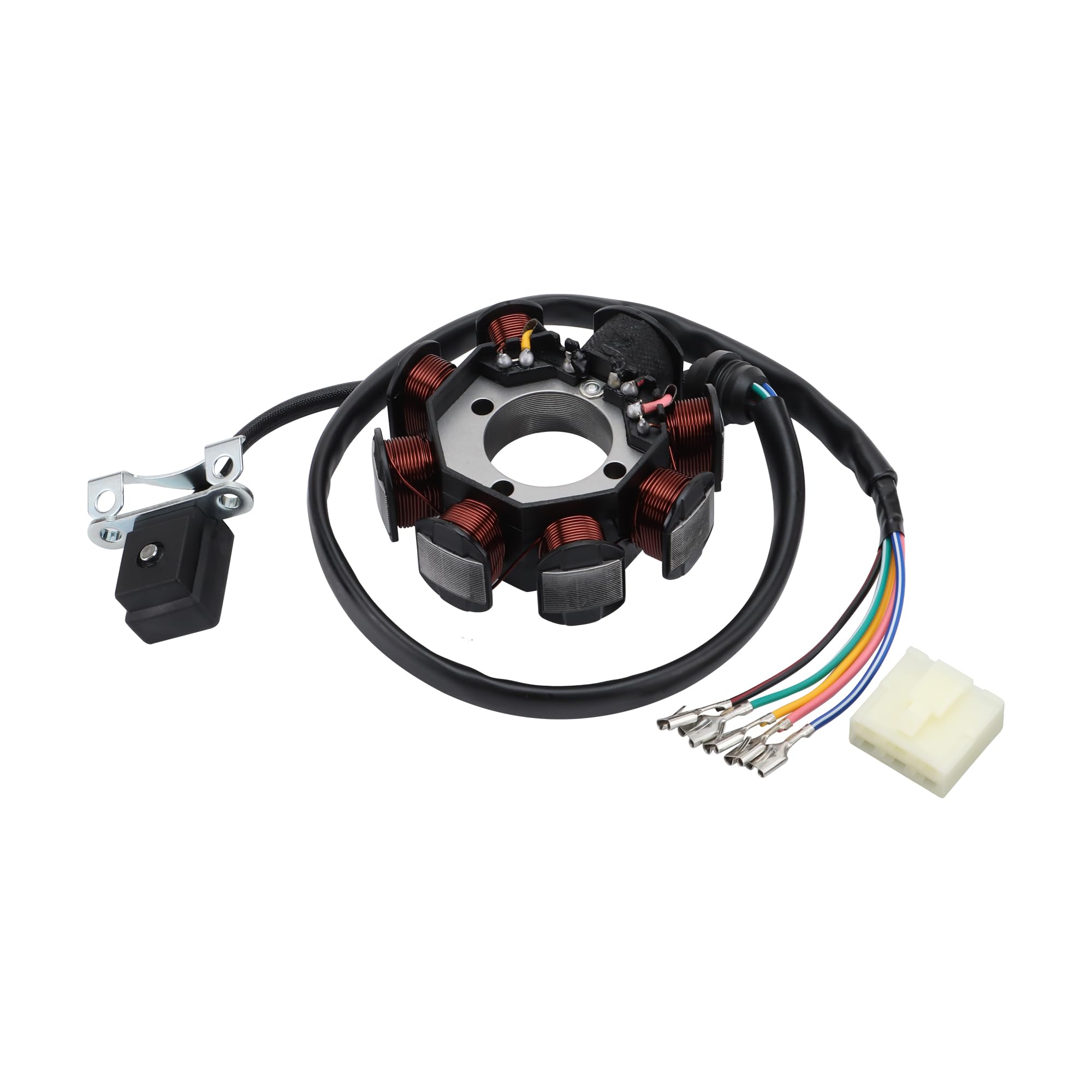 GOOFIT 8 Bobina 5 Filo Statore Magnetico Sostituzione Per 125cc 150cc 250CC Quad Kart TaoTao ATV Quad