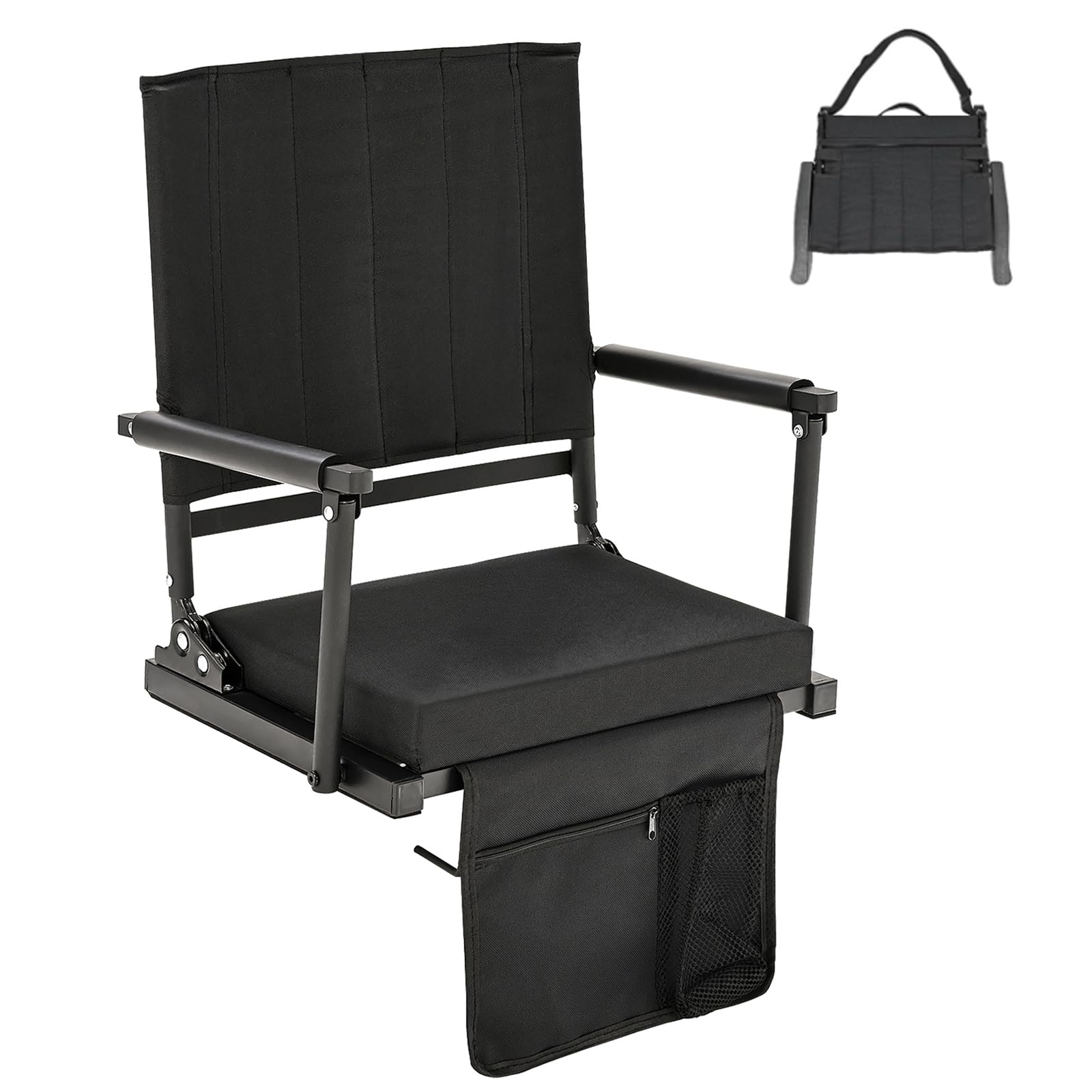 RedSwing Portable Bleacher Seat With Back - Lightweight Stadium Chair For Outdoor Sports