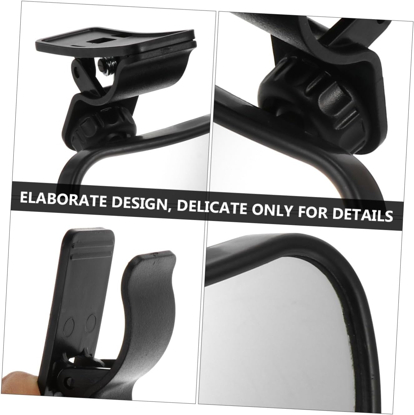 HEMOTON Car Mirror Rearview Mirror for Rear Facing Safety Backseat Observation with Suction for Newborn Monitoring