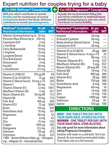 Vitabiotics - Pregnacare - His & Her Conception - 2X30 Tablets #TOP3