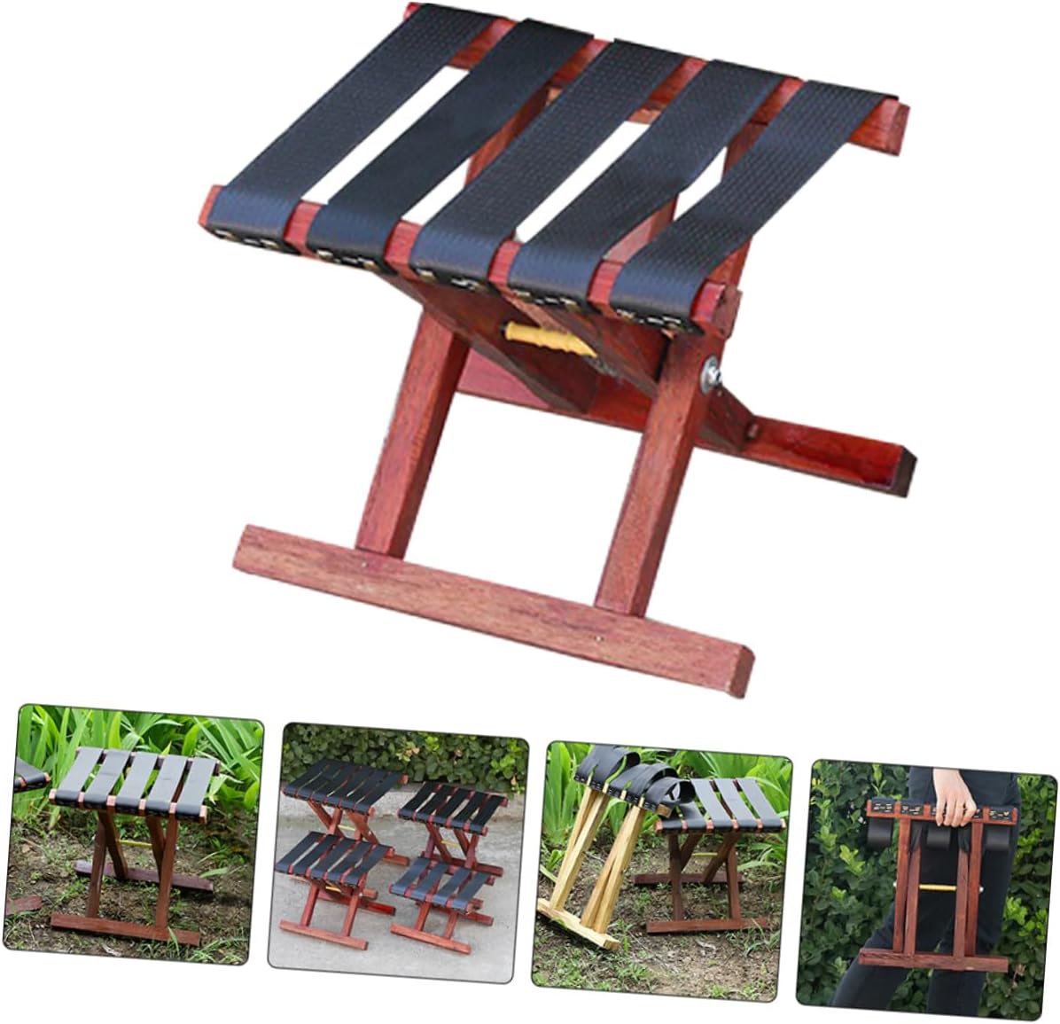 Folding Stool Outdoor Portable Camping Bench Multi-Function Fishing Bench Camping Accessory Garden Stool