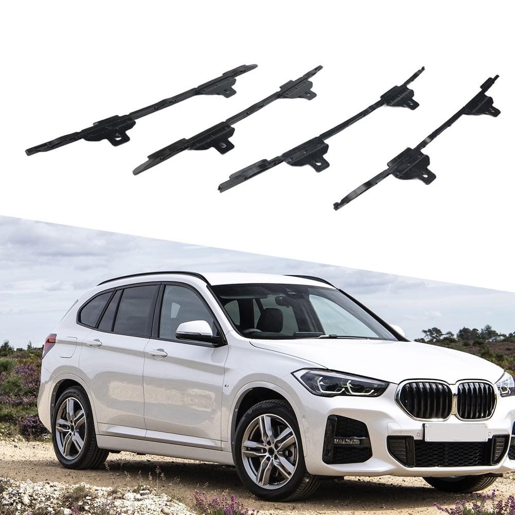 4x Dachhimmel Gleiter Clip Reparatur Set ABS Schwarz