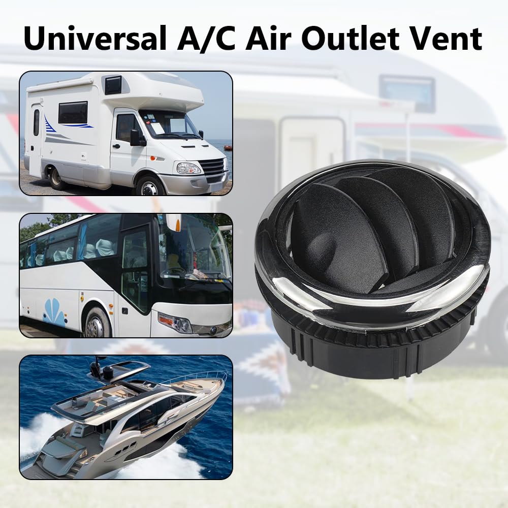 Riloer 2 PZ Universale Manopola Stile Aria Condizionata Vent Deflettore Presa Feritoia Griglia Presa Aria Per RV Bus Yacht Barca