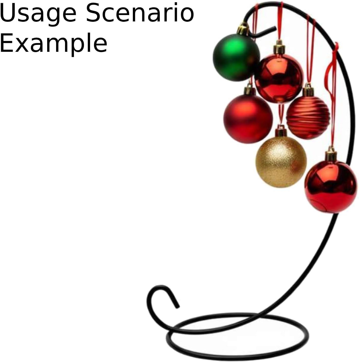 9 Inches Tall Ornament Display Stand,【10 Pack, Black】Tabletop Ornament Hanger, Iron Hanging Stand Rack Holder，Air Plant Holder, Terrariums Hanger, Black Iron Wire Hanging Hook for Christmas Halloween Decoration, Festivals Ornament, Wedding, Party Decor, Glass Globe Terrarium, Glass Crystal Witch Ball, Home Party Decor Art Craft Fair
