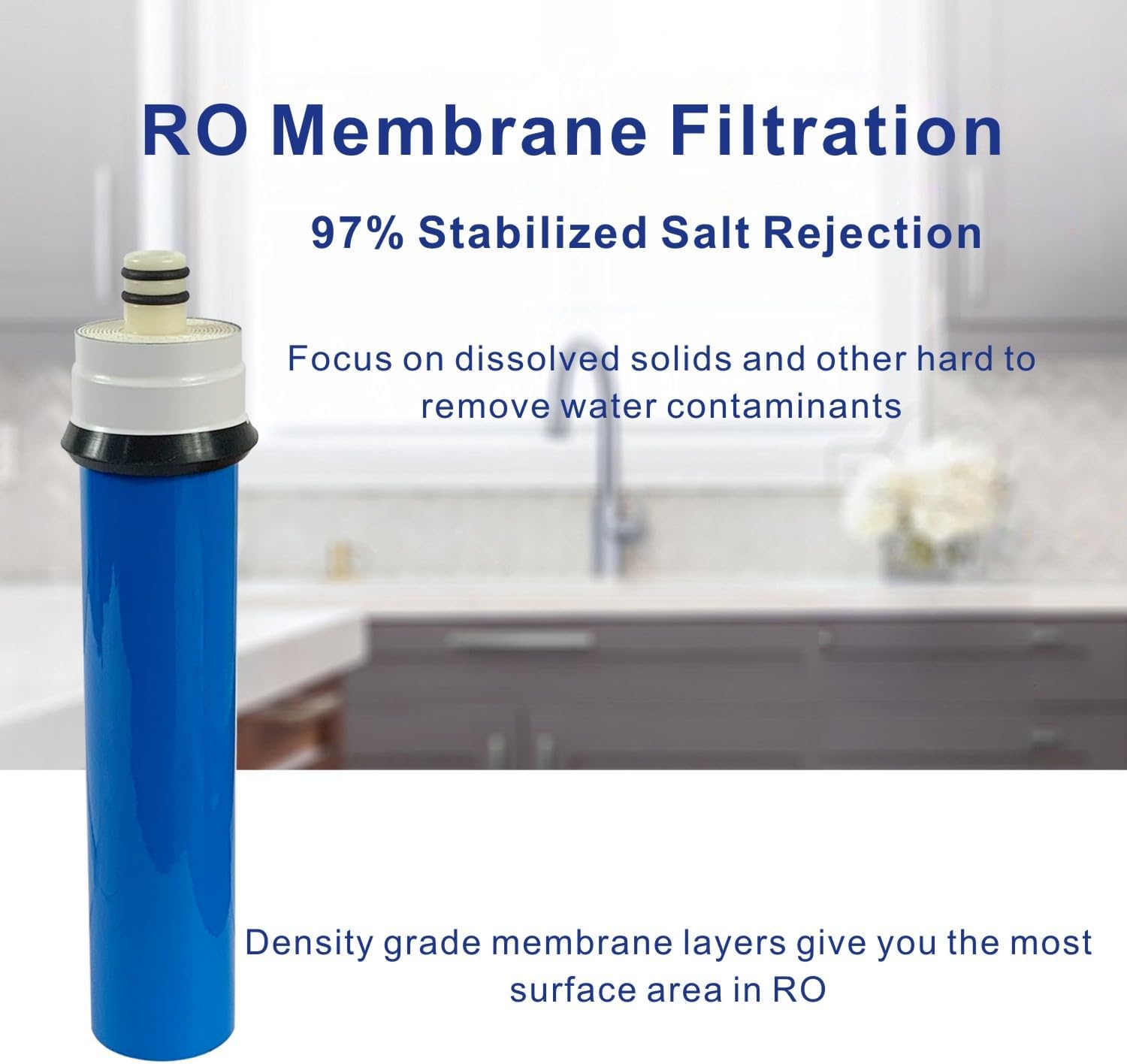 Replacement Filters Sets With Membrane(TFC-RS9-50) Only Compatible With Rainsoft UF50, UF50T, UF50N Models, BUT DOES NOT FIT ULTREFINER II