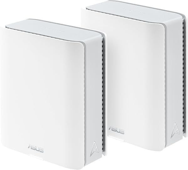 ASUS ZenWiFi BT10 Tri-Band WiFi 7 Smart AiMesh Extendable Router 2er Set (6 GHz WLAN, 18 Gbps, bis zu 550m² Abdeckung, 2X 10G-Port, Kindersicherung, VPN) weiß - 1