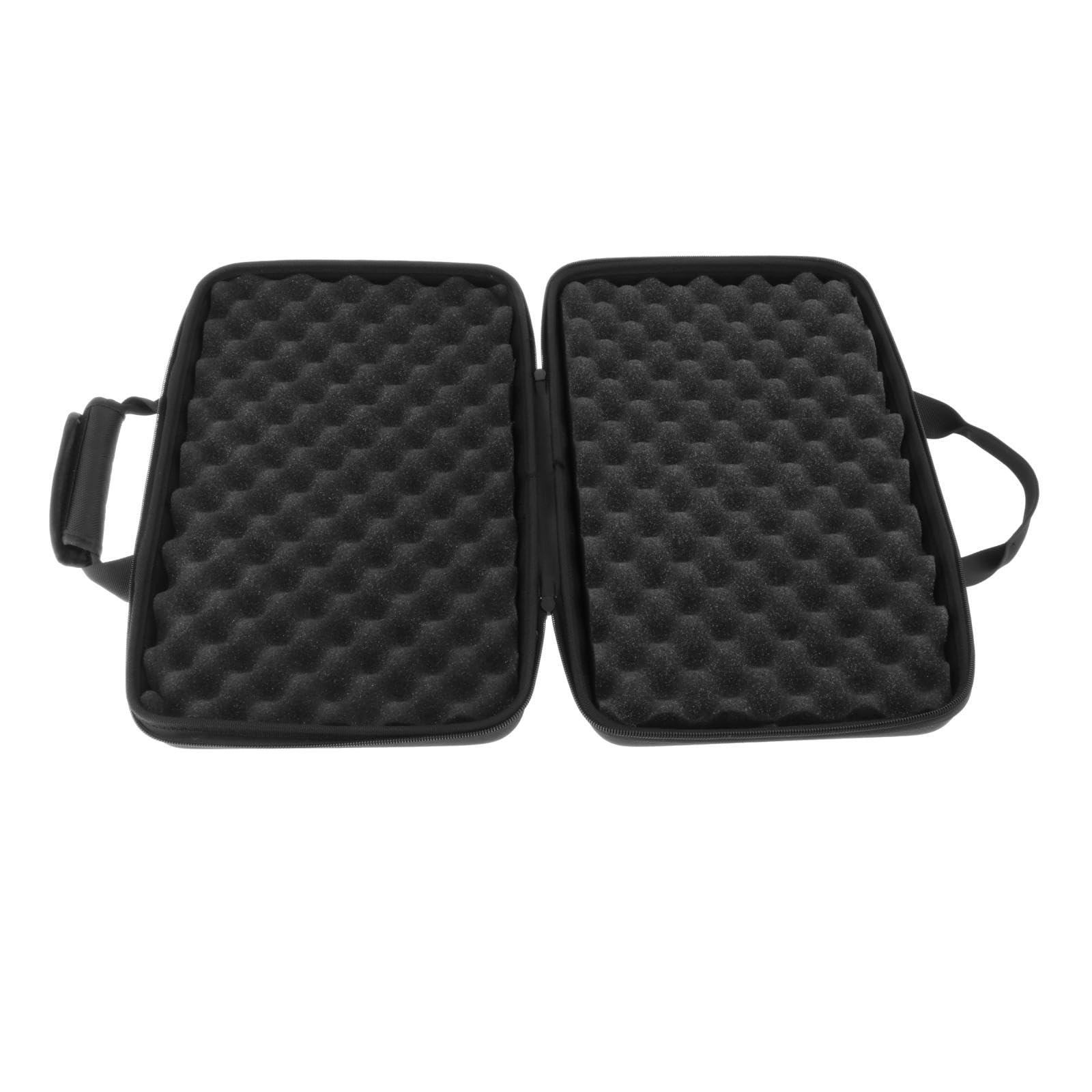 Custodia protettiva portatile per controller DJ, 40 x 25 x 7 cm, colore nero, 40 x 25 x 7 cm, Set da 2 (nero, 40 x 25 x 7 cm), 40x25x7cm