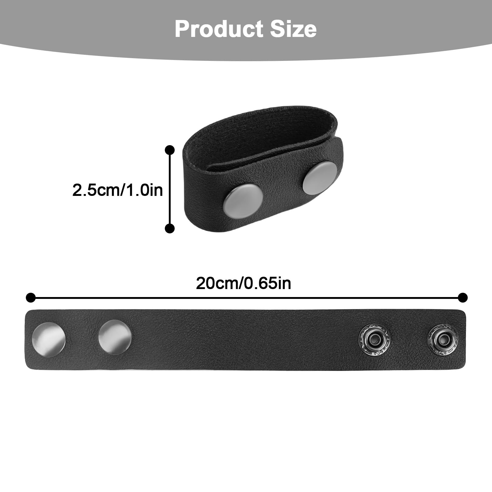 SPRHR Accessori Cinturone Polizia, 8 Pezzi Distanziali Cinturone, Passante Cintura Tattica, Forte e Robusto, Design a Doppio Scatto, Adatti per Campeggio, Escursionismo, Avventure All'aria Aperta