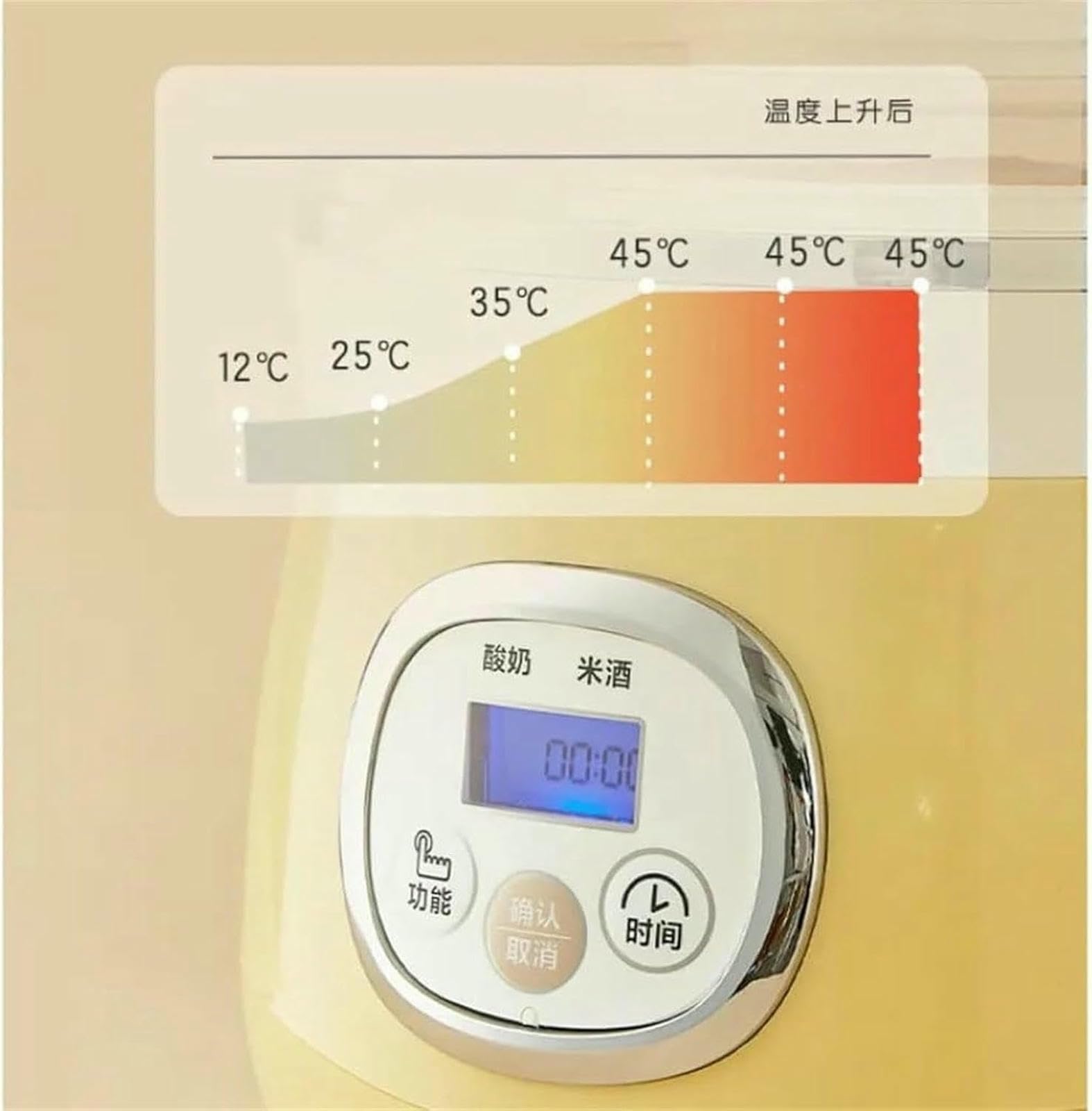 Fabricante De Yogur, Máquina De Yogur De Cerámica para El Hogar, Fermentador Automático De Vino De Arroz Pequeño, Forro De Lata De Porcelana