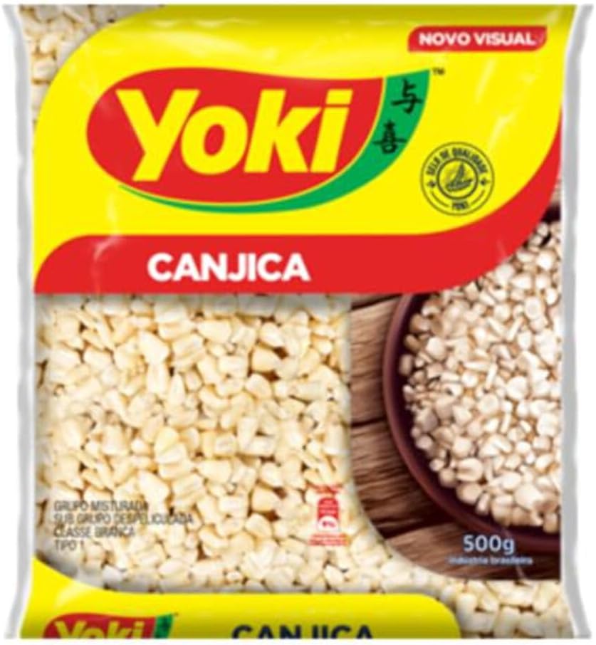 Dry white Corn Kernel - Canjica Cristal 17.63 oz