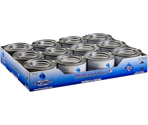FANCY HEAT Methanol 7-Ounce Gel Chafing Cans