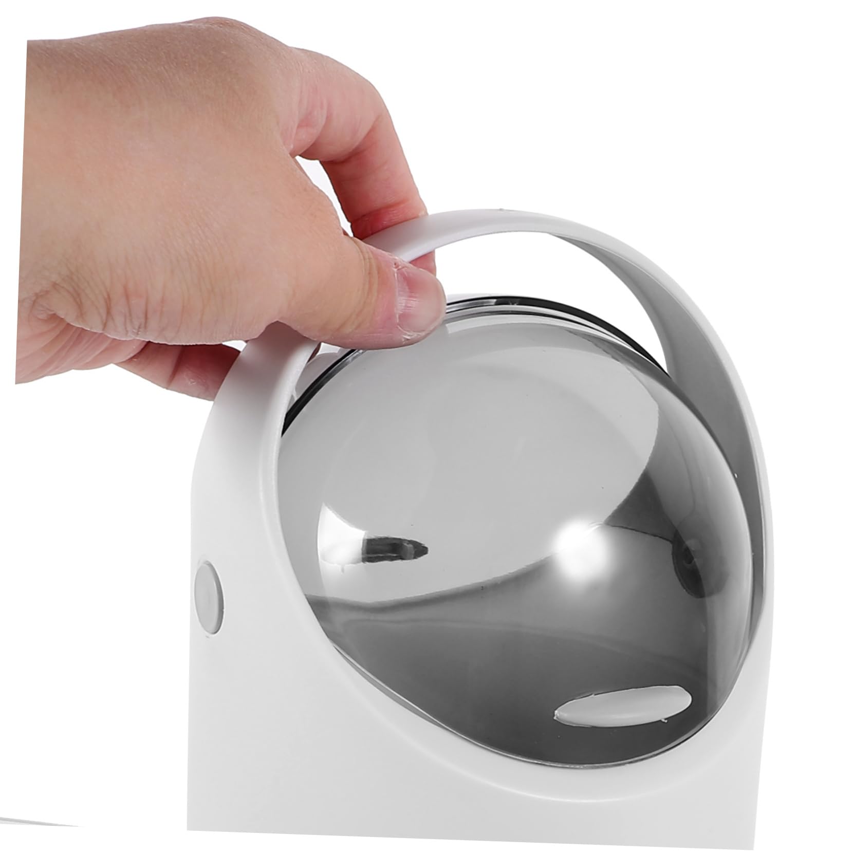 BUGUUYO Small Waste Basket Mini Desk Trash Can Living Room Garbage Can Reusable Bathroom Waste Bin Stylish and Easy-to-use Garbage Container