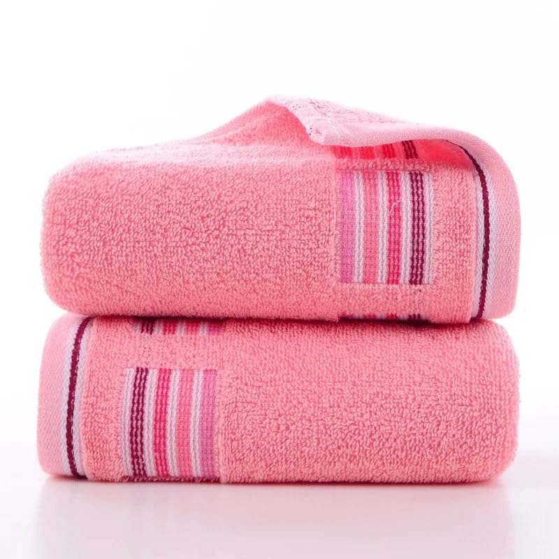 Serviette de bain en coton brodée blanche 50x100 cm - 4