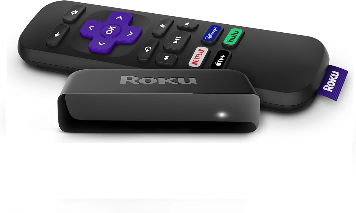 Roku Premiere | HD/4K/HDR Streaming Media Player, Simple Remote and Premium HDMI Cable, Black : Electronics