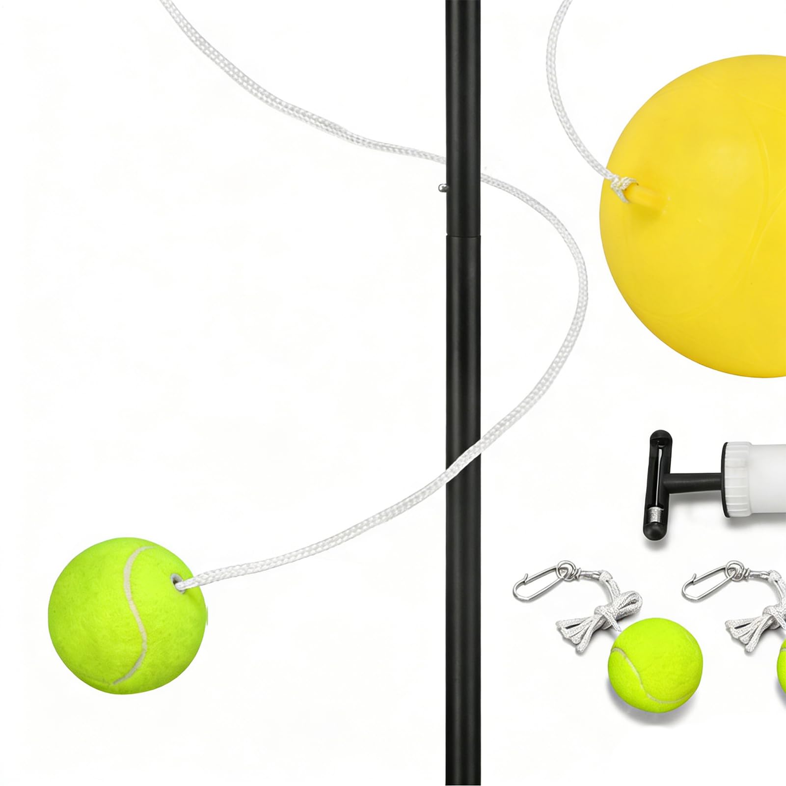 Garten Tetherball-Set Interaktiver Familiensport Und Gesellschaftsspiel | Tetherball Trainingsausrüstung Für Garten Park Terrasse Schule Erwachsene Jugendliche Kinder