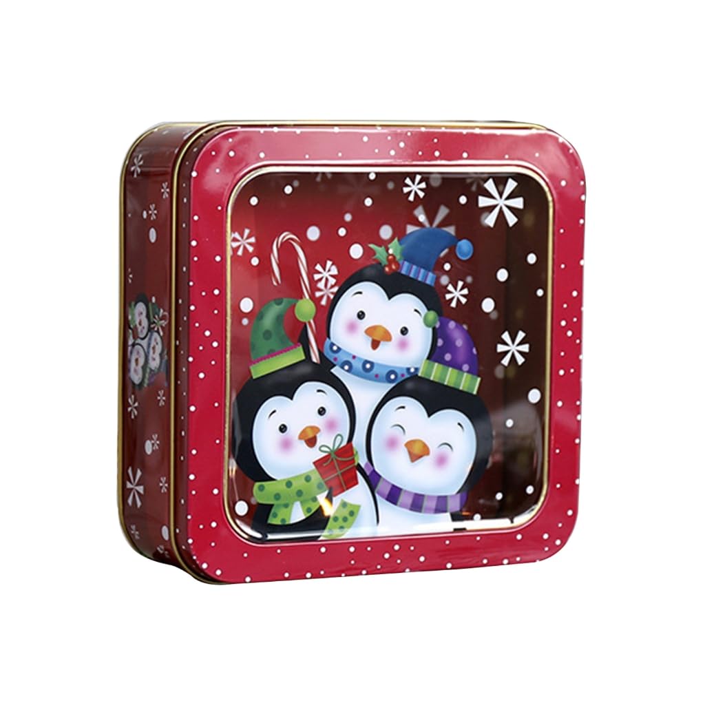 Beaupretty Boîte De Rangement Pour Bonbons De Noël En Fer
