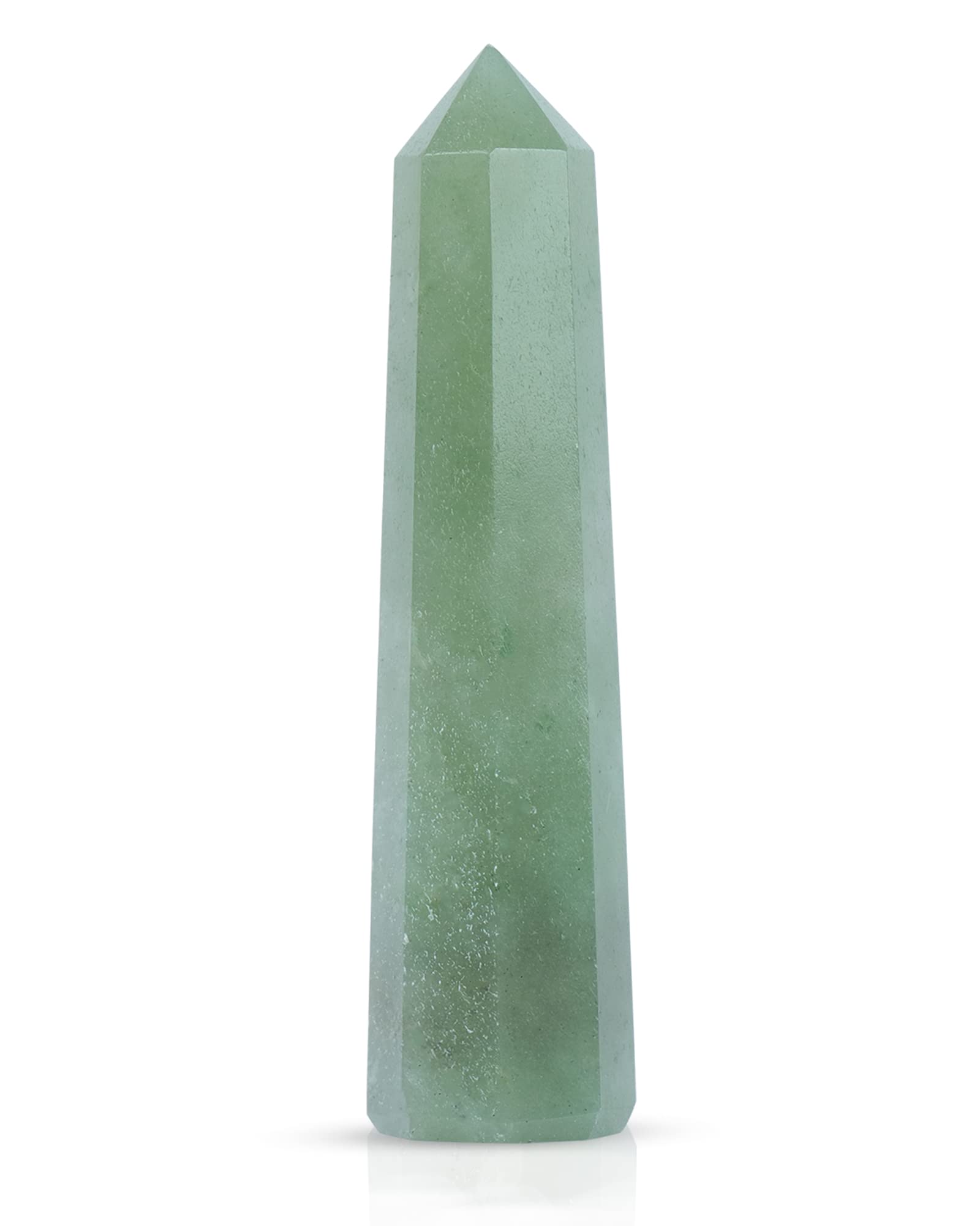 Green Jade Crystal - Healing Crystal Wands - Energy Stones and Crystals - Stone Wand - Green Jade Gemstone - Healing Wand - Gemstone Wand - Small Crystal Tower Bulk - Natural Stones