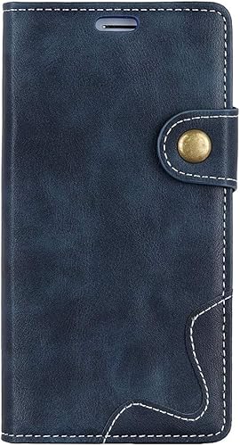 SHIEID   Wiko View Plus Cover Avere Portafoglio Funzione Stent Case Flip Cover Caso Copertura Protettiva Smartphone per Wiko View Plus  Blu 