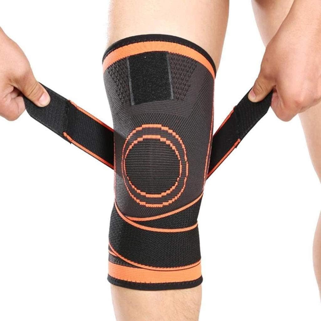 Knee Support Professional Sports Protective Knee Pad Breathable Bandage Knee Brace High Flexibility, Good Ventilation(D,M)