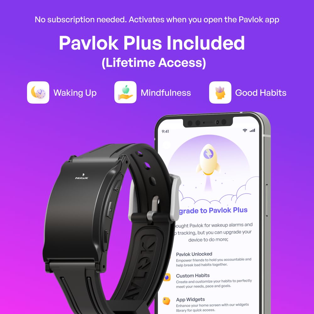 Amazon.co.jp: Pavlok Pro 3 Shock Clock 電気ショック 振動 歩数計