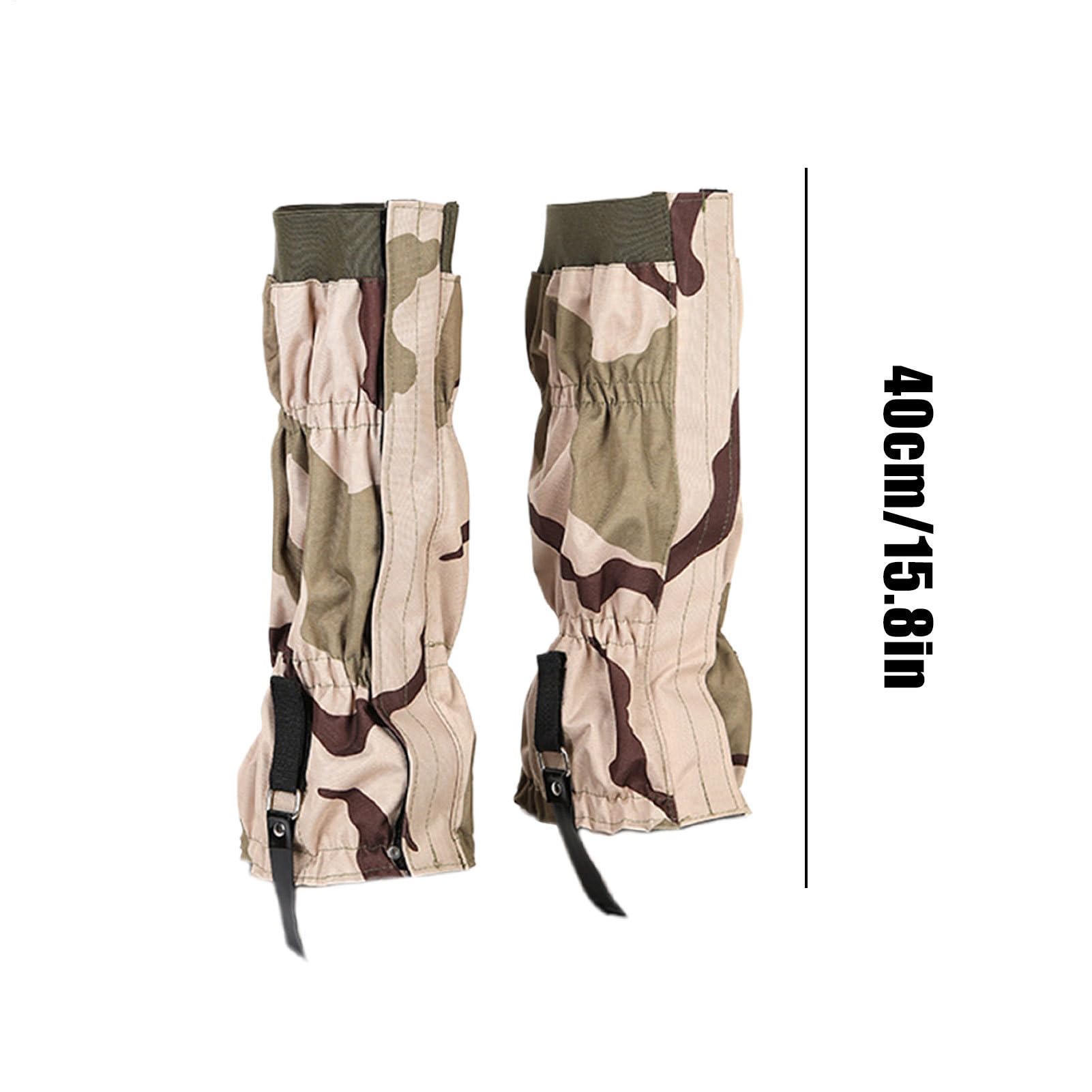 Generico Snake Gaiters, Long Tube Calf Cover, 17.72 inches Sand-Proof Calfs Gaiters, Anti-Wear Protection for Men and Women, Outdoor Survival, Hunting, Cycling, and Hiking