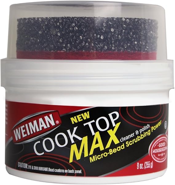Weiman Cooktop Cleaner Max 9 Ounce Easily Remove Burned