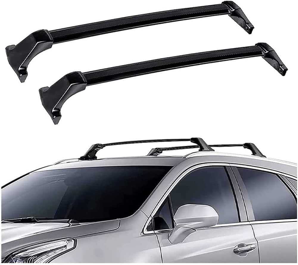 2pcs Aluminium Roof Racks Cross Bars Heavy Duty Cargo Carrier Rack, for Cadillac XT6 2019 2020