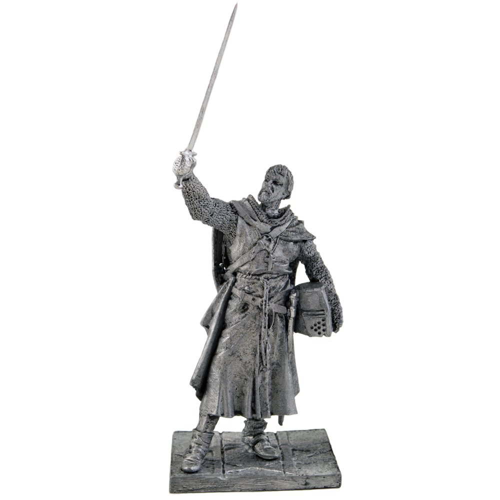 Amazon | 聖ヨハネ騎士団、1120年。金属の彫刻。コレクション54mm（1