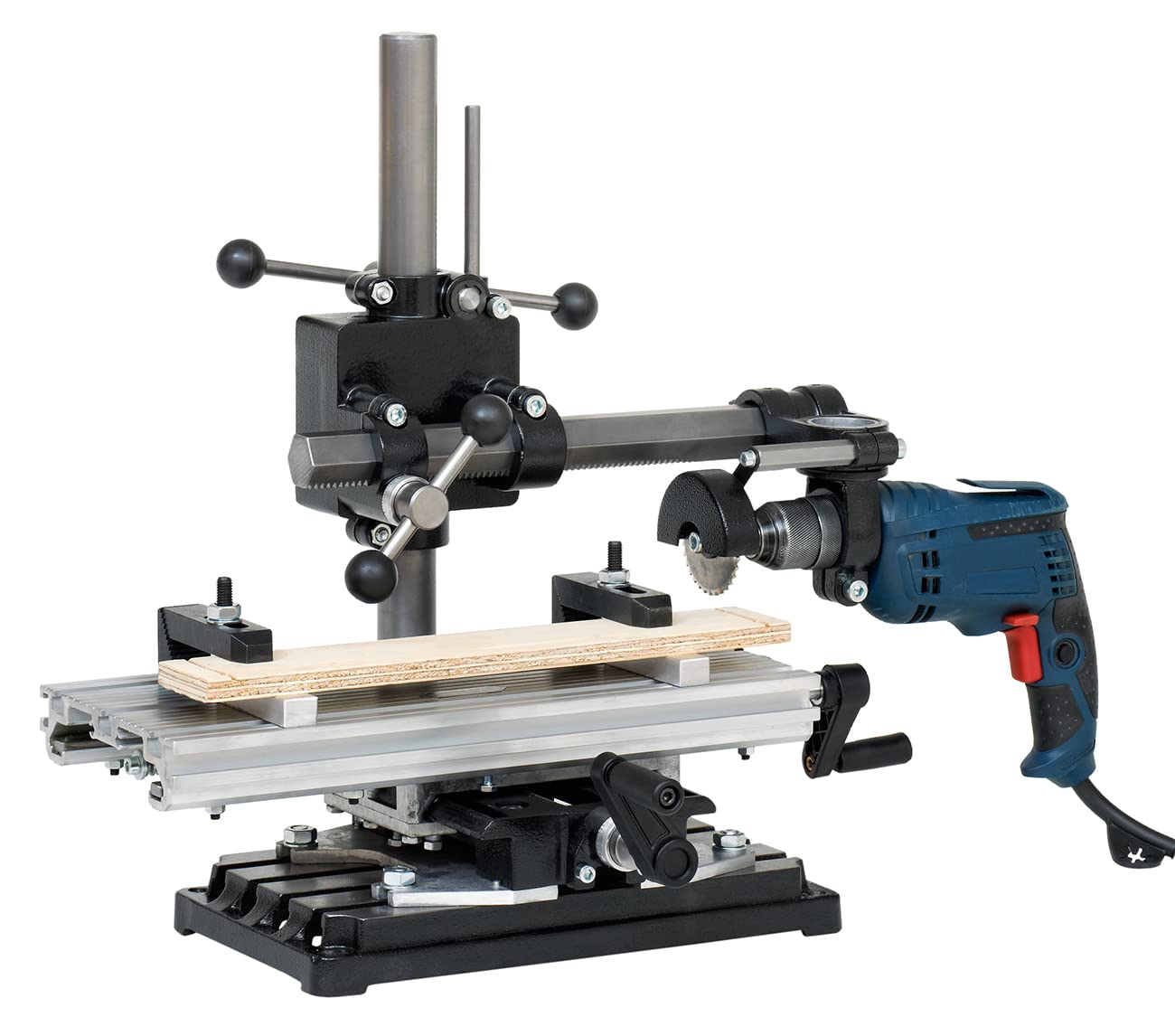 WABECO 2-osiowy stół współrzędny K400 400 x 180 mm stół krzyżowy stół wiertarski do stojaka wiertarskiego
