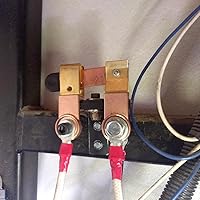 Vista 2 de Ampper Interruptor de desconexión de batería de poste lateral de 12 V 24 V, interruptor de batería de hoja de cuchillo, desconexión de corte