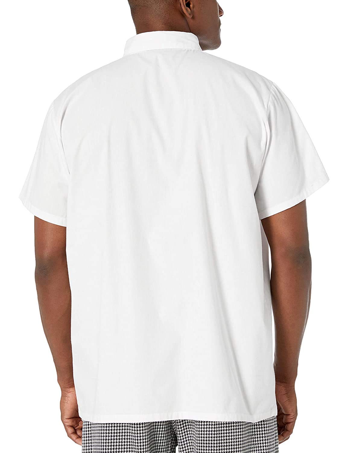 Chef Code 2-Pack Plain Front Cook Shirt with Snap Buttons (White, 3XL)