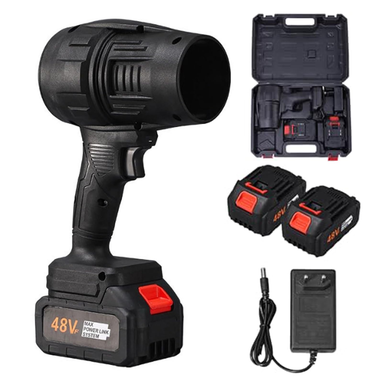 Souffleur électrique sans fil 190 000 tr/min avec 2 batteries de nettoyage