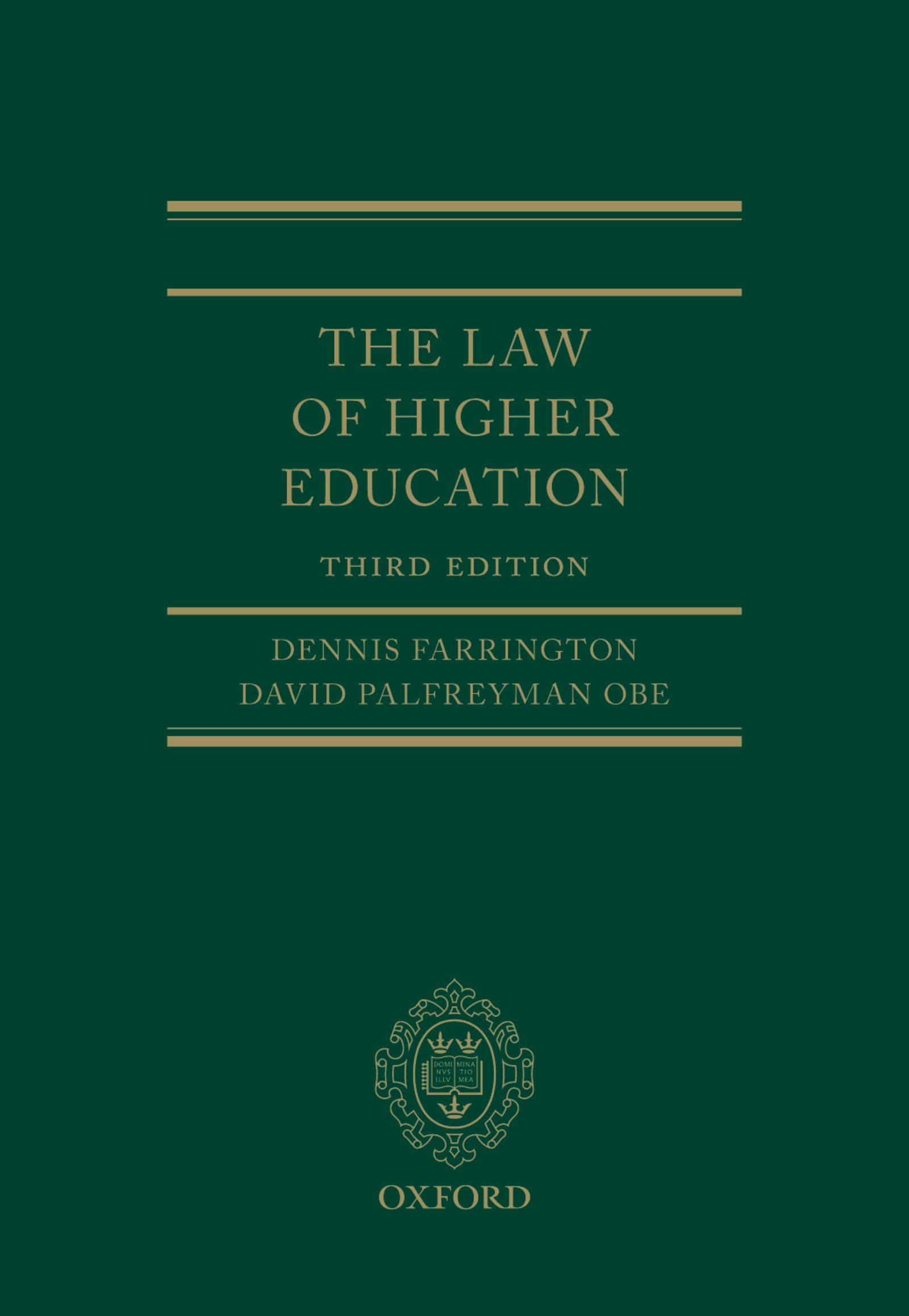 The Law of Higher Education