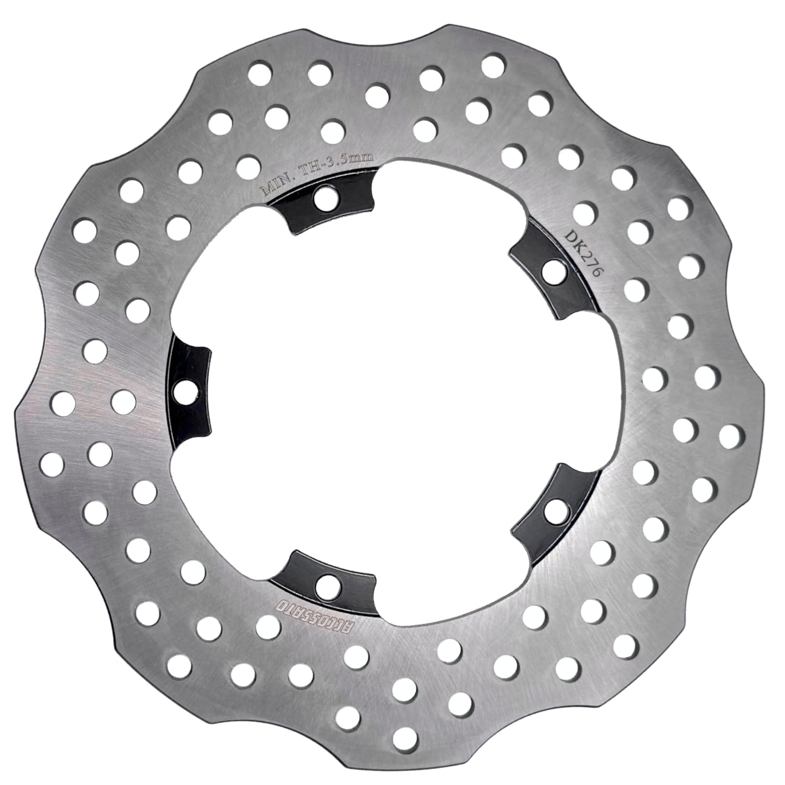 Disco Freno Fisso Accossato Wave Anteriore Compatibile con DERBI BOULEVARD 4T del 2010 (CC 150)