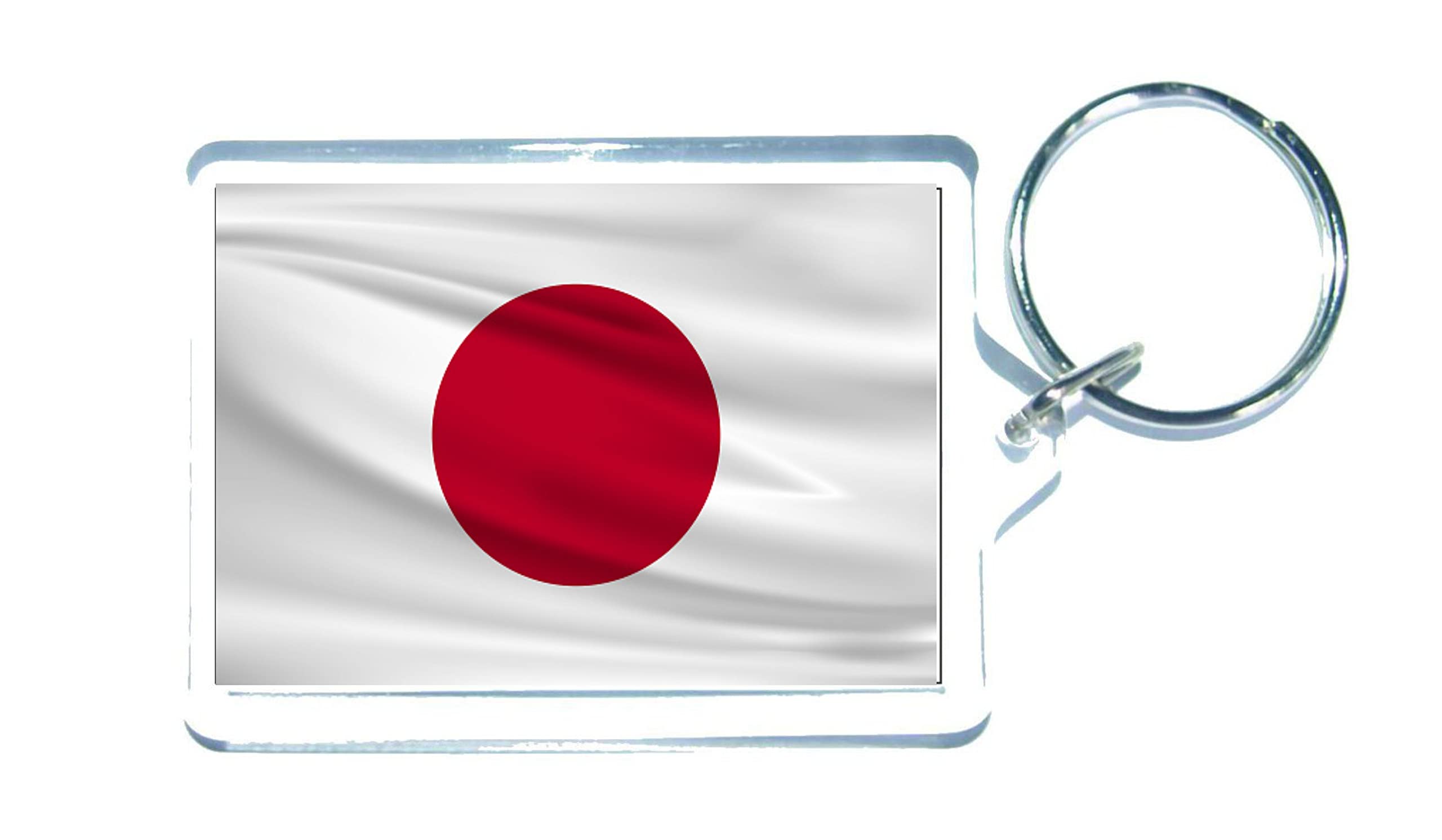 Decalarama Japan Flag Keyring Gift - Cute Japanese Novelty Country Key Fob - Birthday Present - Sadnick Gifts