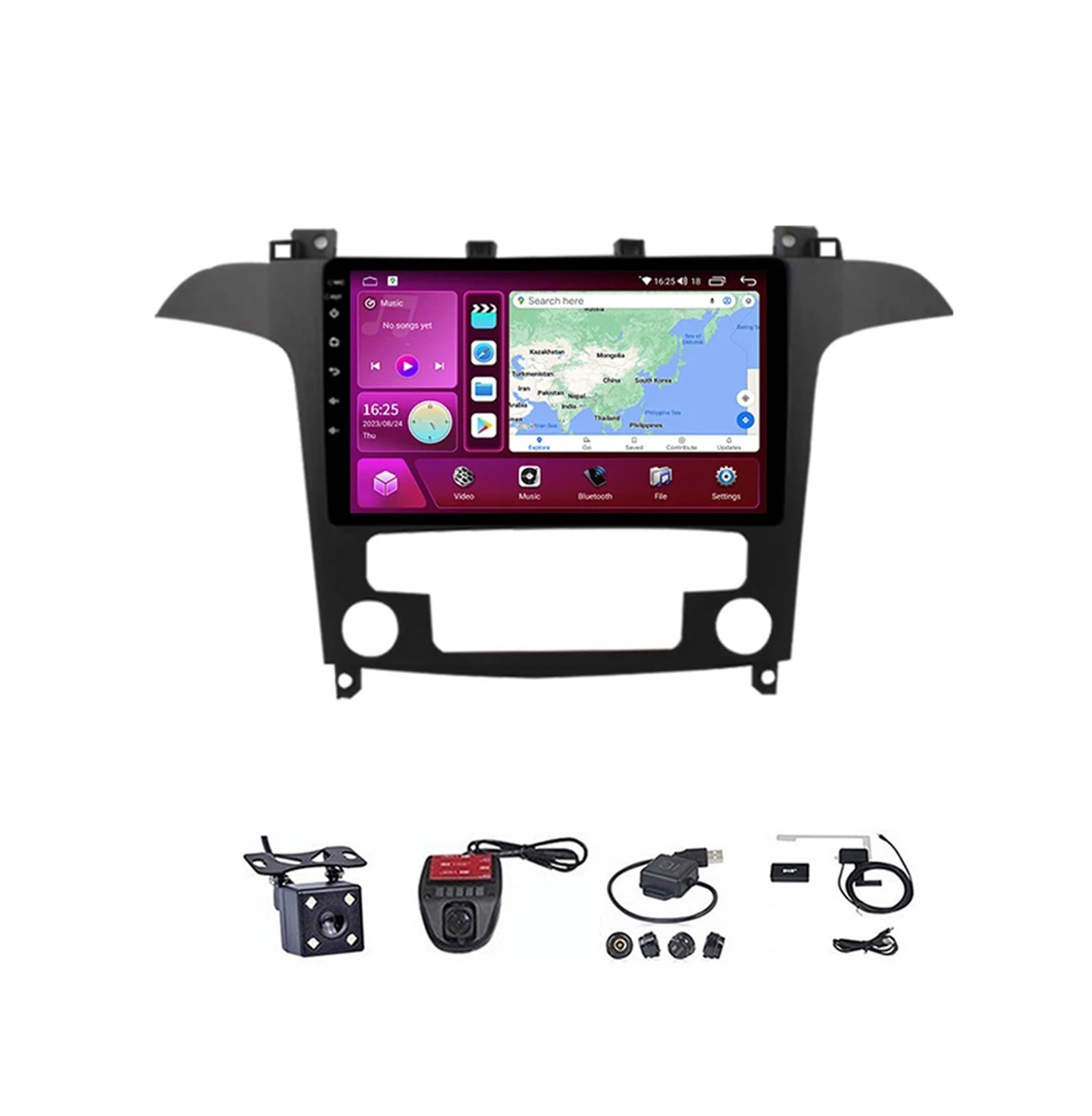 Autoradio Android Ford S-Max ecran tactile 10 pouces navigation GPS M300S