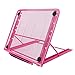 Produktbild Laptopständer, belüftet, verstellbar, Metall Ineinander Notebook Standplatz, 24x19CM / 9.45x7.48Inch (Rose rosa)