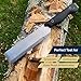 Kings County Tools XHD Chisel Knife - 11.25” Hybrid Utility Knife, Wood Chisel, Hatchet Froe, Cleaver, Pry Bar, Rescue Tool - High Carbon Steel Blade for Construction, Camping or Woodworking Tools