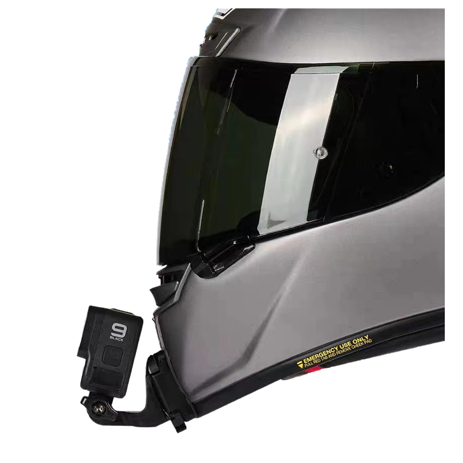 Customize Motorcycle Helmet Chin Mount Kits for GoPro Action Camera with Adhesive Pads and J Hook Mount SHOEI-x14