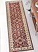 Well Woven Barclay Collection Sarouk Red 2x7 Runner Rug - for Hallways, Kitchens, and Entryways