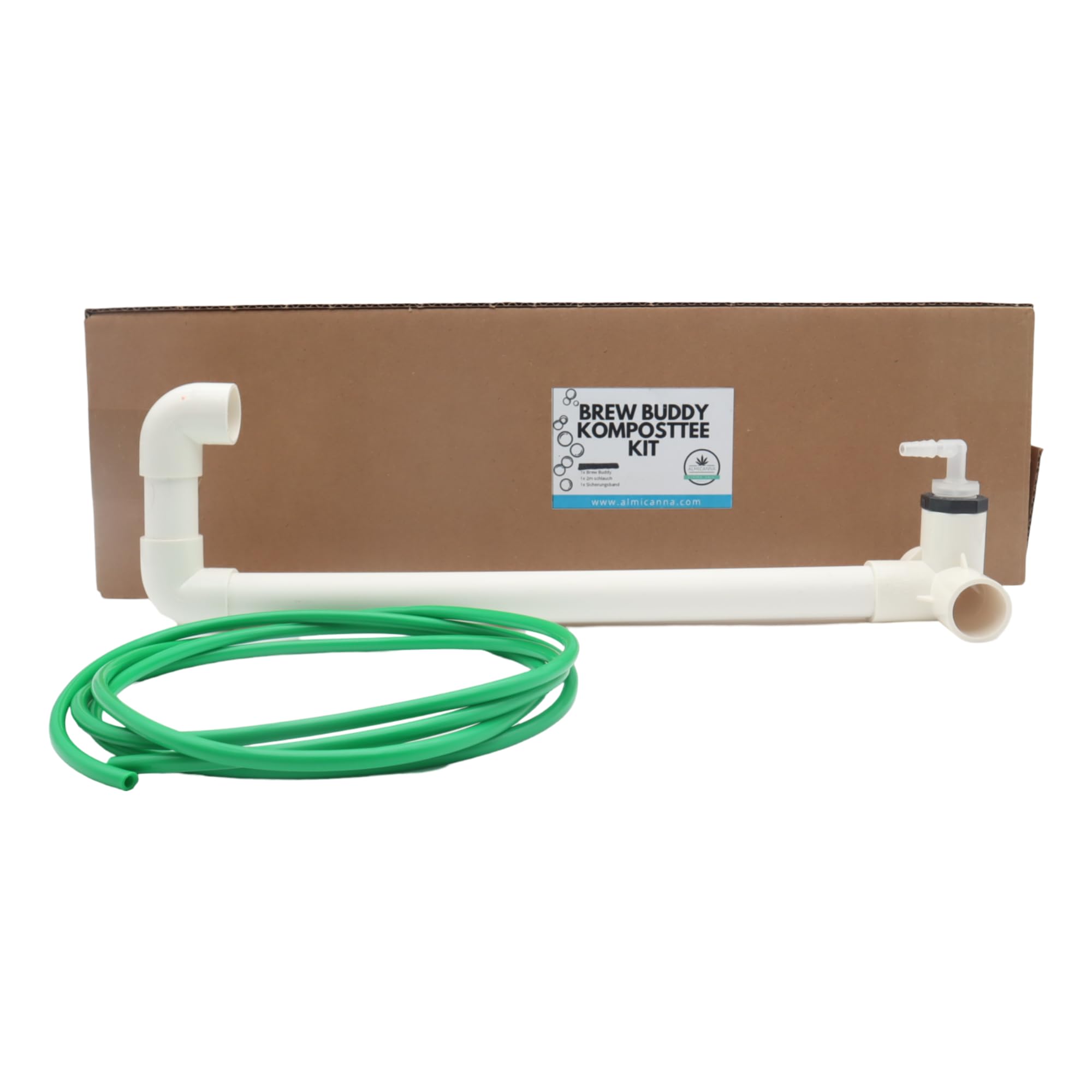 Brew Buddy ComposTee Kit (sin bomba) – Set para elaborar té de compost premium – Ideal para Living Soil y en el huerto