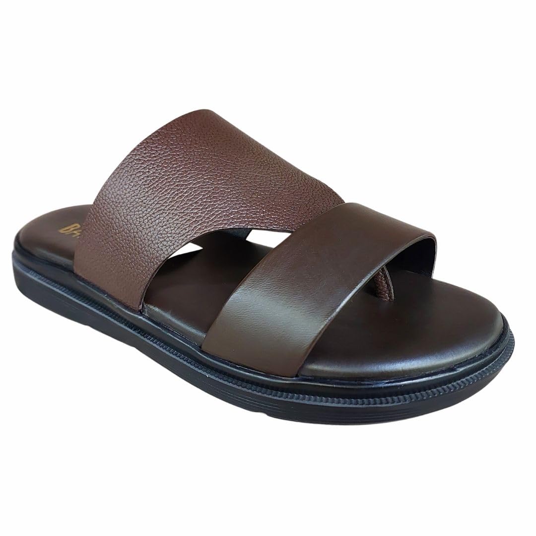 Brown Genuine Leather Sandals for Men (sb-9453-brown-6-$P)-image-20