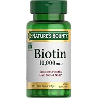 120-Count Nature's Bounty Biotin Rapid Release Softgels