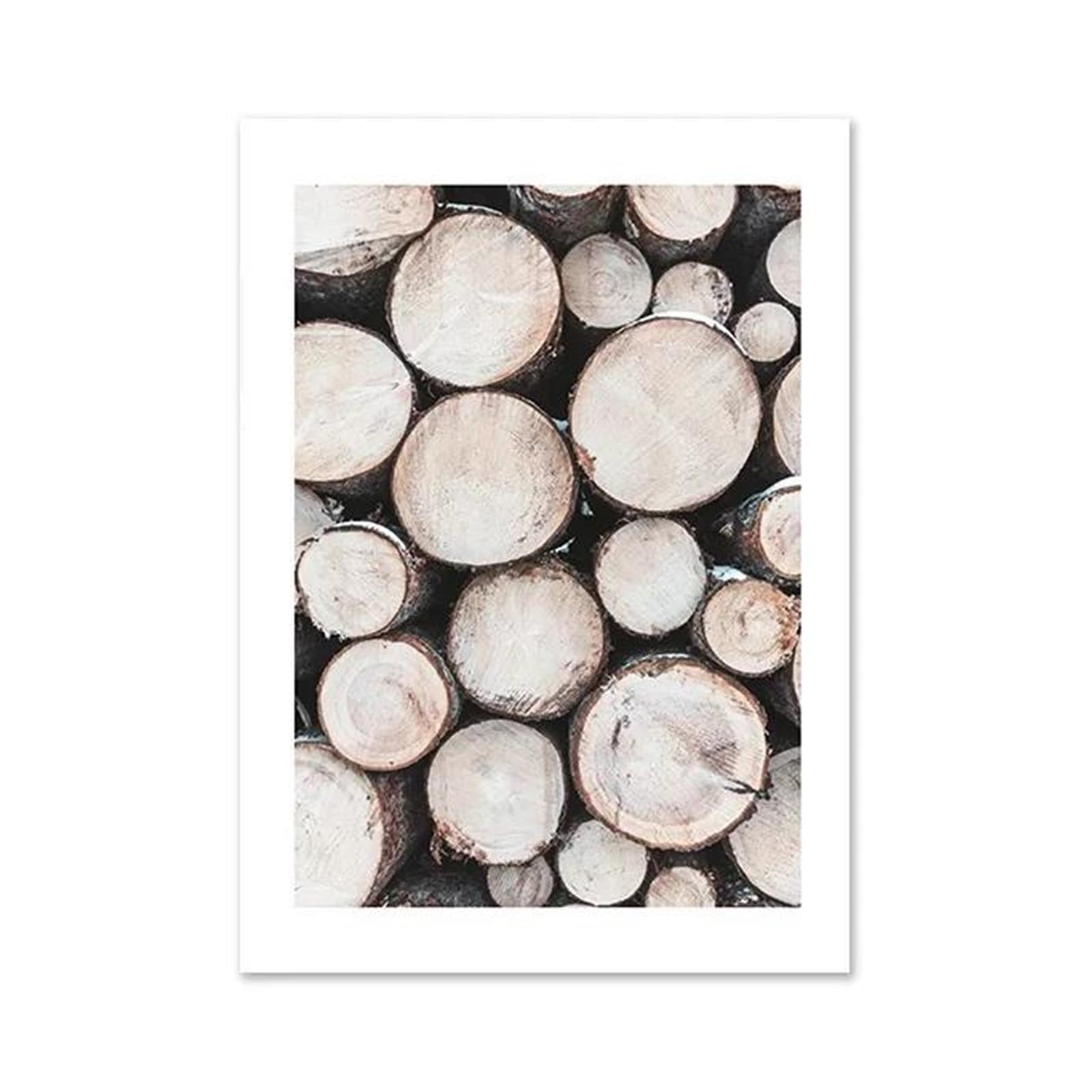 Tableau cerf de neige affiche en toile 30x40cm pour décoration salon