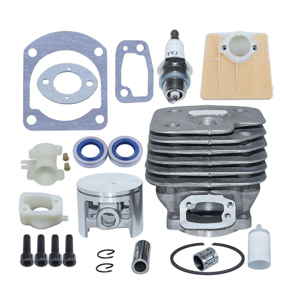 Kit cylindre piston 52mm pour réparer le moteur de la tronçonneuse 268